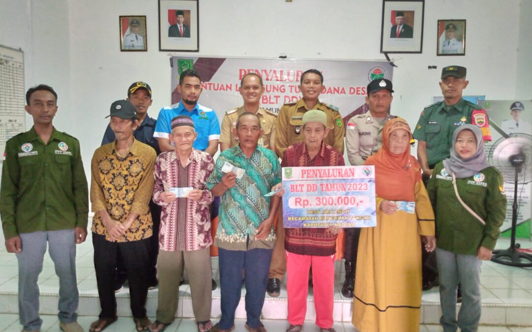 Penyaluran BLT DD (Dana Desa) Bulan Oktober s/d Desember 2023 Desa Air Lengit